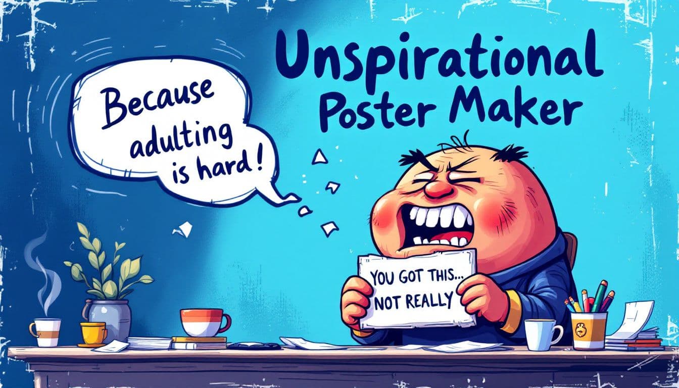 Unspirational Poster Maker preview image
